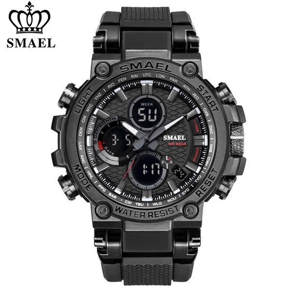 smael men sport watches digital double time chronograph watch mens led chronometre week display wristwatches montre homme hourg, Slivery;brown
smael men sport watches digital double time chronograph watch mens led chronometre week display wristwatches montre homme hourg, Slivery;brown