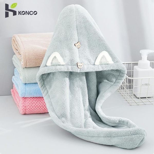 towel konco thickening quick-drying hair cap, microfiber, turban towel, for and child, with loop button
towel konco thickening quick-drying hair cap, microfiber, turban towel, for and child, with loop button