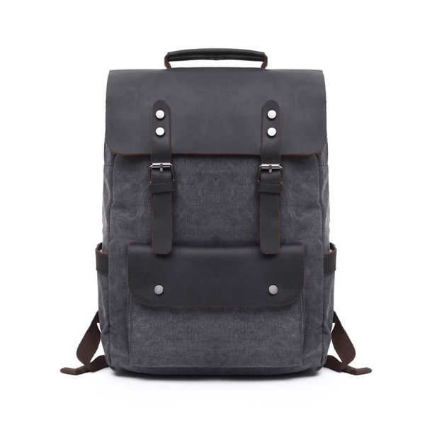 backpack casual canvas crazy horse leather men's bag travel shoulder bookbags lapretro female
backpack casual canvas crazy horse leather men's bag travel shoulder bookbags lapretro female