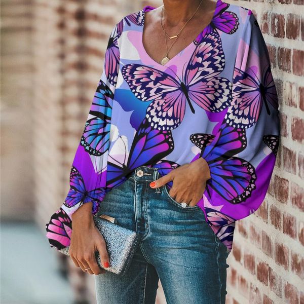 women's blouses & shirts doginthehole fashion women loose blouse colorful butterfly print female summer casual home v-neck breatha, White
women's blouses & shirts doginthehole fashion women loose blouse colorful butterfly print female summer casual home v-neck breatha, White