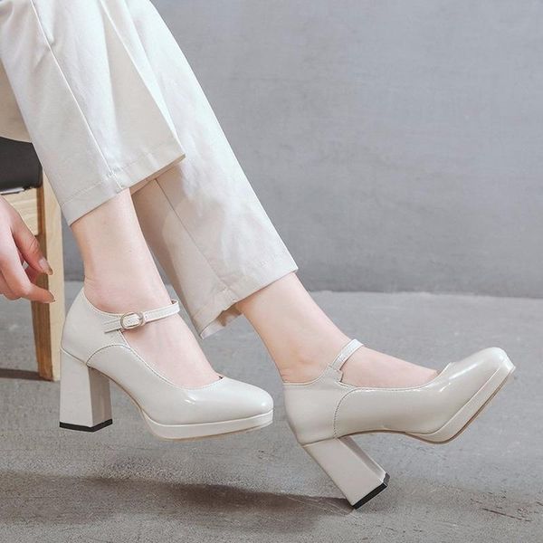 dress shoes 2021 mary jane women woman slip on shallow buckle strap casual thick high heels plus size solid leather pumps, Black
dress shoes 2021 mary jane women woman slip on shallow buckle strap casual thick high heels plus size solid leather pumps, Black