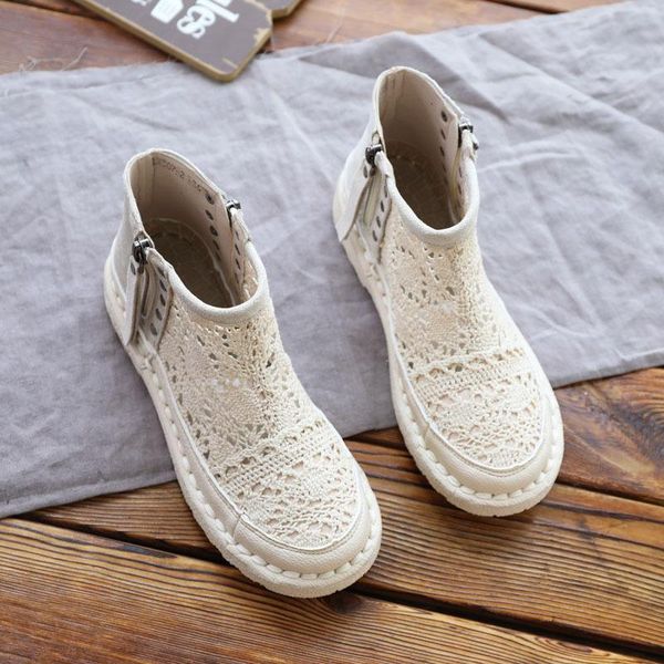 sandals summer round head breathable flat bottomed women's shoes short boots versatile soled, Black
sandals summer round head breathable flat bottomed women's shoes short boots versatile soled, Black