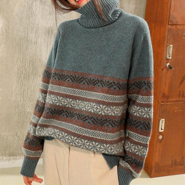 women's sweaters thick high neck pullover women sweater autumn winter 2021 style jacquard jumper soft warm knitted femme tracksuit, White;black
women's sweaters thick high neck pullover women sweater autumn winter 2021 style jacquard jumper soft warm knitted femme tracksuit, White;black