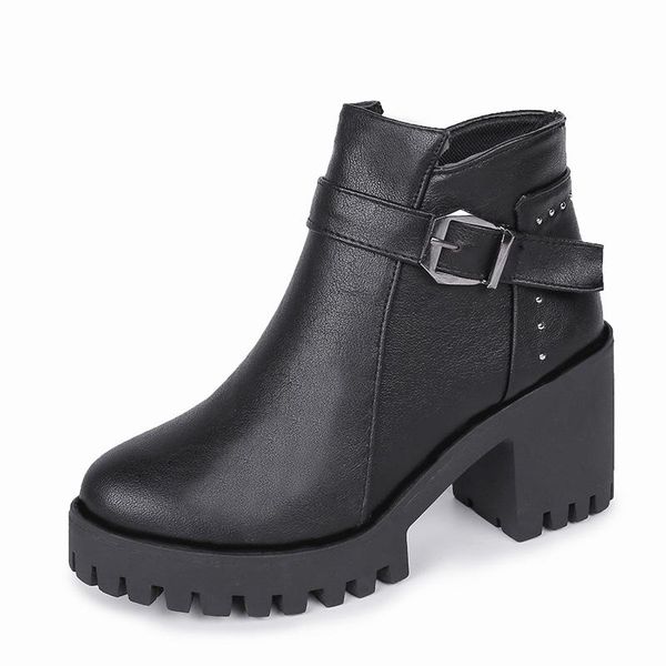 boots women's booties autumn and winter 2021 wild student single thick with cotton shoes, Black
boots women's booties autumn and winter 2021 wild student single thick with cotton shoes, Black