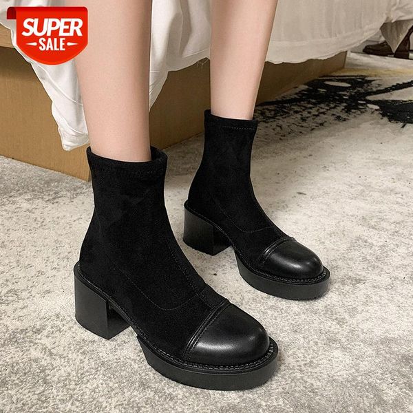 martin boots women's short autumn european station muffin thick soled elastic versatile thin trend #tf1a, Black
martin boots women's short autumn european station muffin thick soled elastic versatile thin trend #tf1a, Black