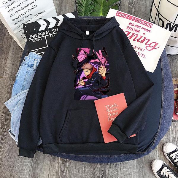 men's hoodies & sweatshirts anime jujutsu kaisen gojo satoru megumi men hoodie hip hop loose fleece male clothes sweatshirt streetwea, Black
men's hoodies & sweatshirts anime jujutsu kaisen gojo satoru megumi men hoodie hip hop loose fleece male clothes sweatshirt streetwea, Black