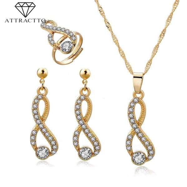 earrings & necklace attractto fashion unlimited shape wedding ring stud sets gold for bridal elegant lady's jewelry set set190008, Silver
earrings & necklace attractto fashion unlimited shape wedding ring stud sets gold for bridal elegant lady's jewelry set set190008, Silver