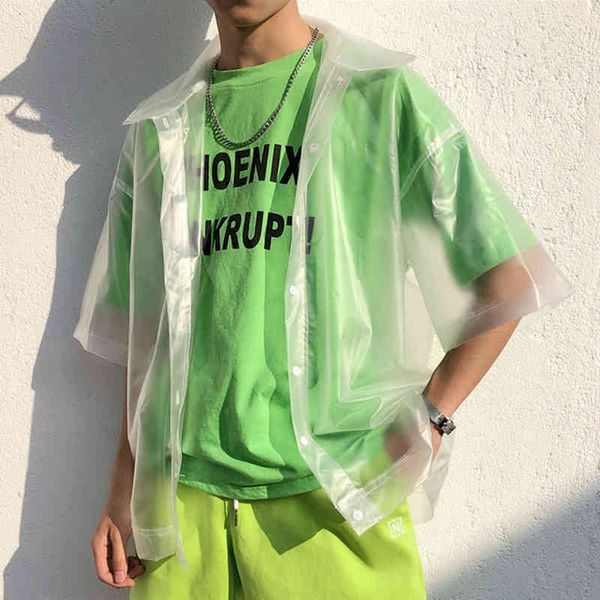men's t-shirts transparent casual men's shirt, fashion brand clothing, novelty, spring and autumn, 2021, White;black
men's t-shirts transparent casual men's shirt, fashion brand clothing, novelty, spring and autumn, 2021, White;black