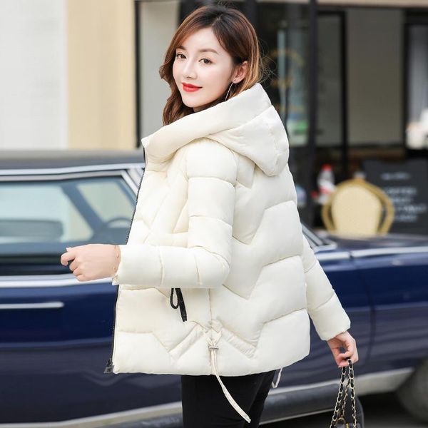 women's down & parkas autumn winter jacket women clothing padded loose short cotton coat hooded solid warm thick overcoats q4417, Black
women's down & parkas autumn winter jacket women clothing padded loose short cotton coat hooded solid warm thick overcoats q4417, Black