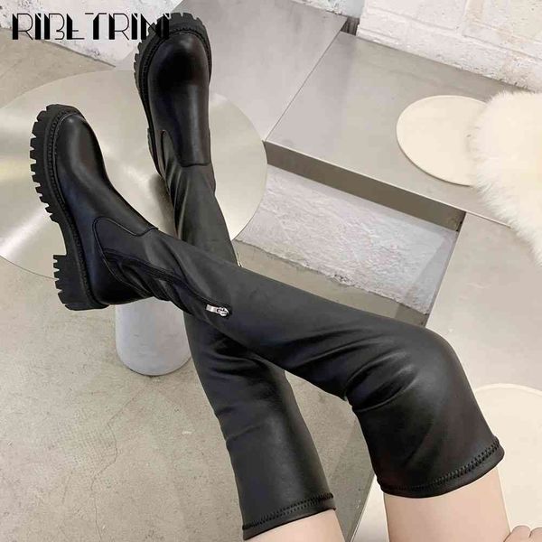 sandals ribetrini brand fashionable over the knee boot chunky heels short plush skidproof sole women shoes boots female ztgr, Black
sandals ribetrini brand fashionable over the knee boot chunky heels short plush skidproof sole women shoes boots female ztgr, Black