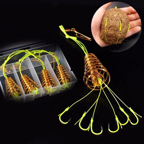 fishing hooks 4pcs high carbon carp spherical feeder bomb proof hanging explosion hook tool spring anti-winding
fishing hooks 4pcs high carbon carp spherical feeder bomb proof hanging explosion hook tool spring anti-winding