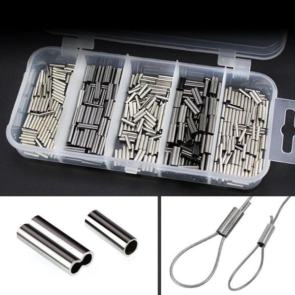 fishing accessories 100pcs stainless steel double oval copper tube line crimping sleeves connector wire tackle
fishing accessories 100pcs stainless steel double oval copper tube line crimping sleeves connector wire tackle