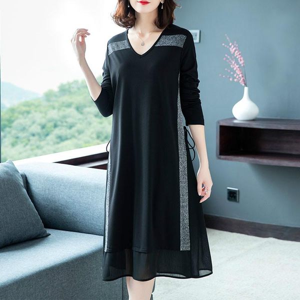 casual dresses plus spring women black size dress mesh elegant party midi vintage clothes vestido 9744-jx kj5105, Black;gray
casual dresses plus spring women black size dress mesh elegant party midi vintage clothes vestido 9744-jx kj5105, Black;gray