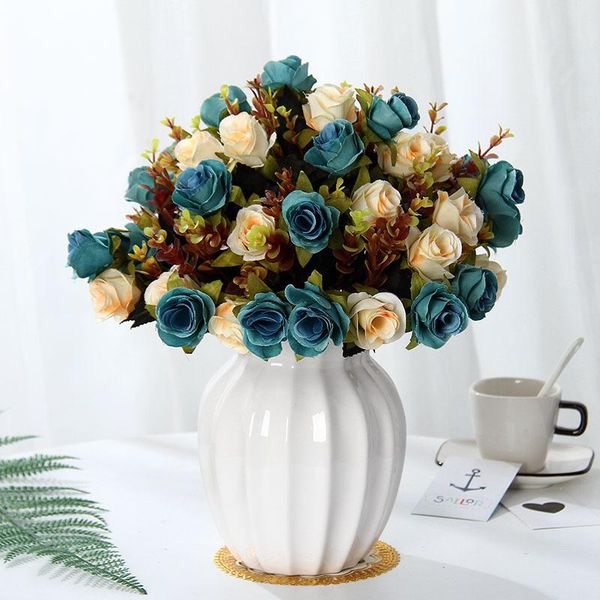 artificial flowers european imitation flower rose home living room decorative bouquet wedding plastic decoration & wreaths
artificial flowers european imitation flower rose home living room decorative bouquet wedding plastic decoration & wreaths