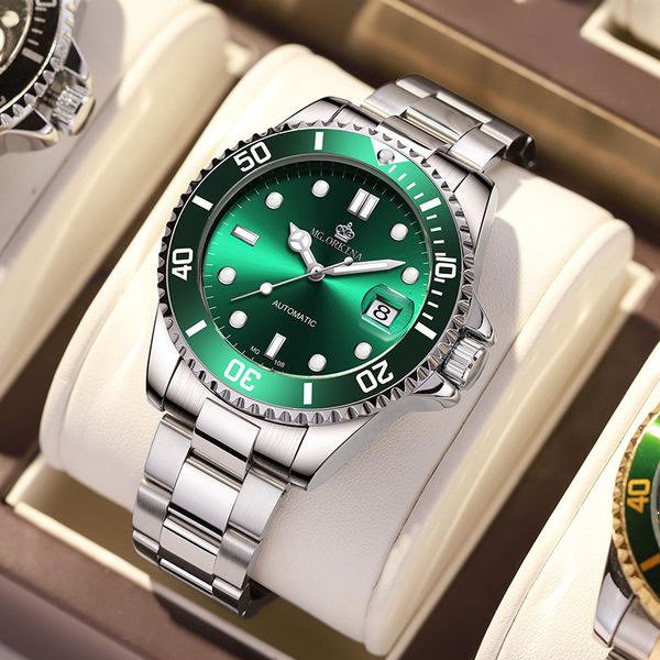 watch oujina live broadcast mechanical men's hollow steel band full automatic gathering luminous trend, Slivery;brown
watch oujina live broadcast mechanical men's hollow steel band full automatic gathering luminous trend, Slivery;brown