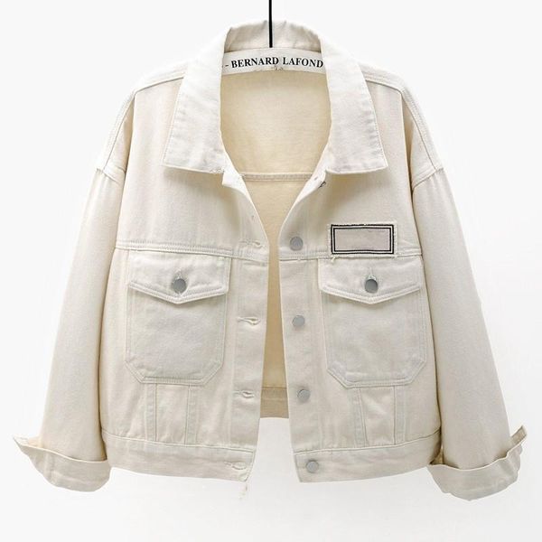 women's jackets spring fashion loose short denim jacket women black outerwear chaqueta mujer korean patch design solid jeans coat femal, Black;brown
women's jackets spring fashion loose short denim jacket women black outerwear chaqueta mujer korean patch design solid jeans coat femal, Black;brown
