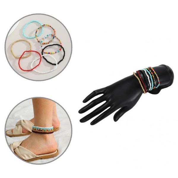 bangle 7pcs handmade bracelets beaded lady colorful all match bohemian anklets beads for vacation, Black
bangle 7pcs handmade bracelets beaded lady colorful all match bohemian anklets beads for vacation, Black