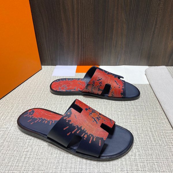 designer high-end trendy fashion men's contrast color slippers, comfortable and non-slip, Black
designer high-end trendy fashion men's contrast color slippers, comfortable and non-slip, Black