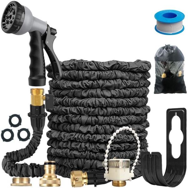 watering equipments expandable garden hose pipe - lightweight,durable& felxible -bonus 8 function spray gun hanger/storage bag/brass fitting
watering equipments expandable garden hose pipe - lightweight,durable& felxible -bonus 8 function spray gun hanger/storage bag/brass fitting