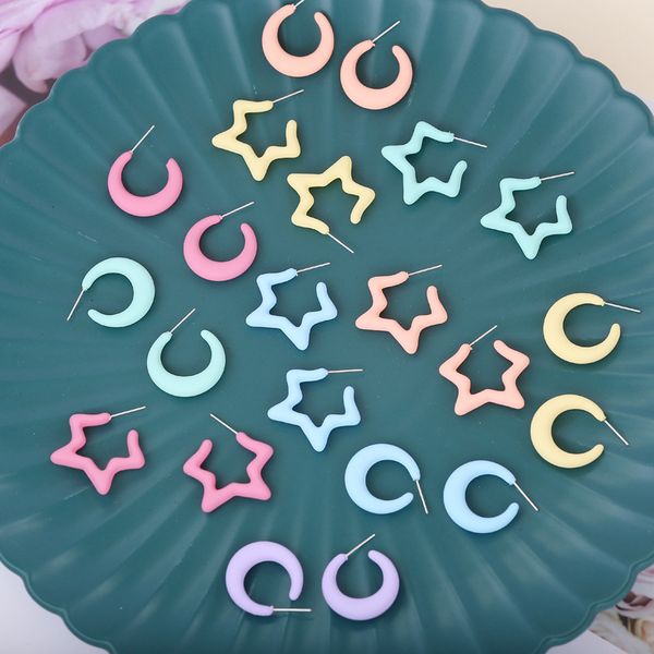 candy color star moon drop earrings acrylic hollow earrings for women girls geometric jewelry hoop earring accessories xmas gift, Golden;silver
candy color star moon drop earrings acrylic hollow earrings for women girls geometric jewelry hoop earring accessories xmas gift, Golden;silver