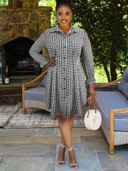 plus size dresses haoohu elegant houndstooth dress women autumn spring vintage plaid midi work long sleeve casual sundress 4xl, Black
plus size dresses haoohu elegant houndstooth dress women autumn spring vintage plaid midi work long sleeve casual sundress 4xl, Black
