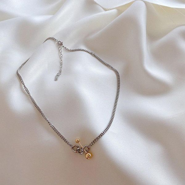 pendant necklaces elegant minimalist contrast color chunky chain necklace for women girls metal round beads hollow out jewelry, Silver
pendant necklaces elegant minimalist contrast color chunky chain necklace for women girls metal round beads hollow out jewelry, Silver