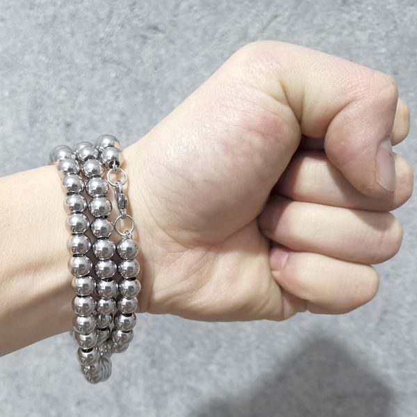 2021 brand new women's men's beaded chain color silver stainless steel handmade jewelry ball chain bracelet necklace 8mm choose
2021 brand new women's men's beaded chain color silver stainless steel handmade jewelry ball chain bracelet necklace 8mm choose