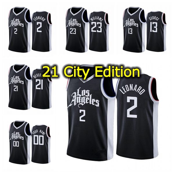 2021 mens pressing customized basketball jerseys 13 george 2 leonard 21 beverley 23 williams 9 ibaka 33 batum 21 beverley 5 kennard, Black;red
2021 mens pressing customized basketball jerseys 13 george 2 leonard 21 beverley 23 williams 9 ibaka 33 batum 21 beverley 5 kennard, Black;red