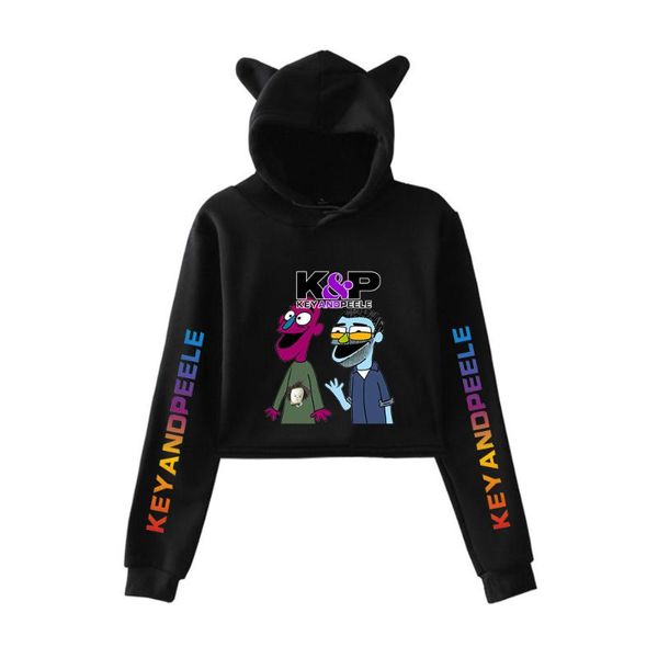 men's hoodies & sweatshirts key peele season printing cat cropped girl long sleeve hooded pullover crop loose ins tide kpop coats, Black
men's hoodies & sweatshirts key peele season printing cat cropped girl long sleeve hooded pullover crop loose ins tide kpop coats, Black