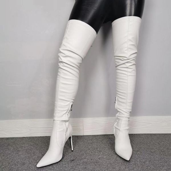 boots olomm artisanal woman spring thigh stiletto boots pointed finger of elegant white foot women's party shoes plus me size 5-15 0hwz, Black
boots olomm artisanal woman spring thigh stiletto boots pointed finger of elegant white foot women's party shoes plus me size 5-15 0hwz, Black