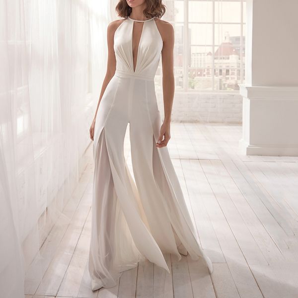 lady elegant party clothes jumpsuit chiffon white backless split thin deep v fashion sweet romper party night for women
lady elegant party clothes jumpsuit chiffon white backless split thin deep v fashion sweet romper party night for women