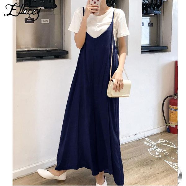 women's jumpsuits & rompers ellacey 2021 summer korean wide-leg jumpsuit casual loose overalls for women vintage spaghetti strap womens, Black;white
women's jumpsuits & rompers ellacey 2021 summer korean wide-leg jumpsuit casual loose overalls for women vintage spaghetti strap womens, Black;white