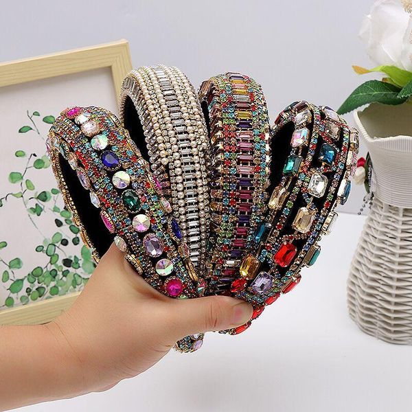 hair accessories jewelry headdress princess birthday pearl full crystal headband rhinestone sparkly luxury hairband, Slivery;white
hair accessories jewelry headdress princess birthday pearl full crystal headband rhinestone sparkly luxury hairband, Slivery;white