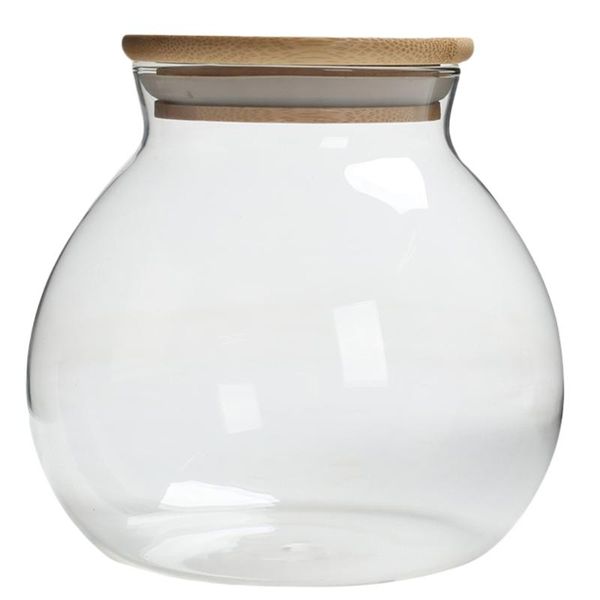 pc sealing can snack jar glass tea caddy with bamboo lid (transparent) storage bottles & jars
pc sealing can snack jar glass tea caddy with bamboo lid (transparent) storage bottles & jars