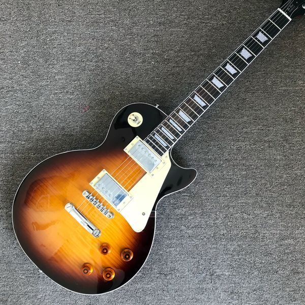 rosewood fingerboard electric guitar, dark sunburst maple solid mahogany body electric guitar
rosewood fingerboard electric guitar, dark sunburst maple solid mahogany body electric guitar