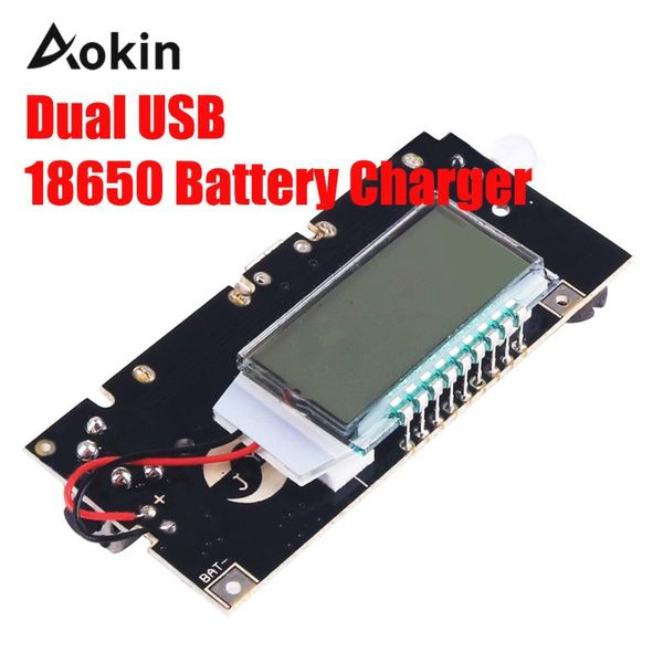integrated circuits dual usb 18650 battery charger with led lcd module board pcb power 5v 1a 2.1a mobile bank accessories for phone diy
integrated circuits dual usb 18650 battery charger with led lcd module board pcb power 5v 1a 2.1a mobile bank accessories for phone diy
