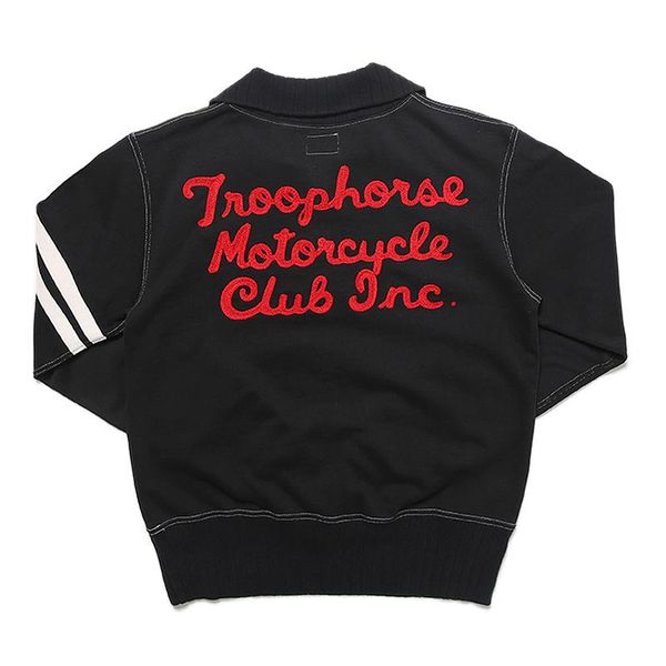 men's hoodies & sweatshirts troophorse mc embroidery sweatshirt vintage short pullover motorcycle jacket cafe racer racing jersey for m, Black
men's hoodies & sweatshirts troophorse mc embroidery sweatshirt vintage short pullover motorcycle jacket cafe racer racing jersey for m, Black