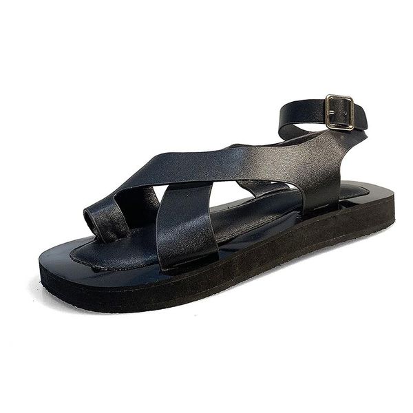 women's sandal 2021 summer genuine leather casual black sandals for woman shoes korean style beach
women's sandal 2021 summer genuine leather casual black sandals for woman shoes korean style beach