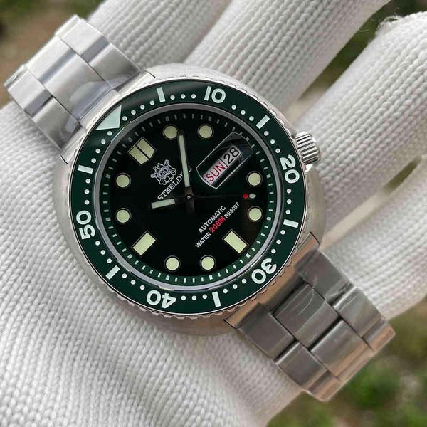 steeldive sd1972 new day date design 200m waterproof super luminous sapphire glass nh36 automatic business men dive watch, Silver
steeldive sd1972 new day date design 200m waterproof super luminous sapphire glass nh36 automatic business men dive watch, Silver