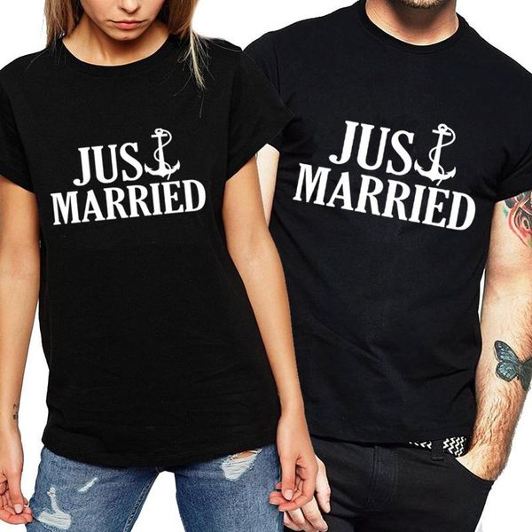 women's t-shirt couple for lovers letter print just married funny t shirt women short sleeve summer clothes, White
women's t-shirt couple for lovers letter print just married funny t shirt women short sleeve summer clothes, White
