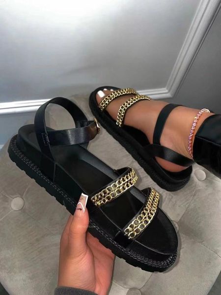 sandals 2021 summer flat british wind embroidery thick-soled casual roman fragrance designer, Black
sandals 2021 summer flat british wind embroidery thick-soled casual roman fragrance designer, Black