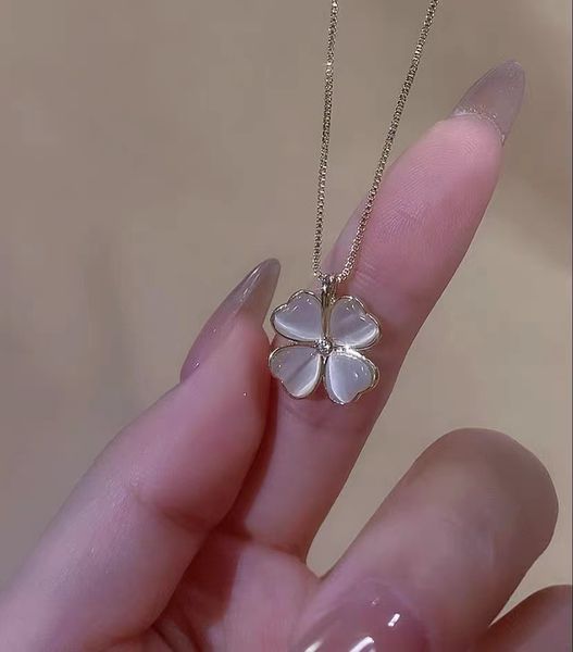 factory direct supply new titanium steel lucky four-leaf flower pendant fashionable elegant clavicle chain, Silver
factory direct supply new titanium steel lucky four-leaf flower pendant fashionable elegant clavicle chain, Silver