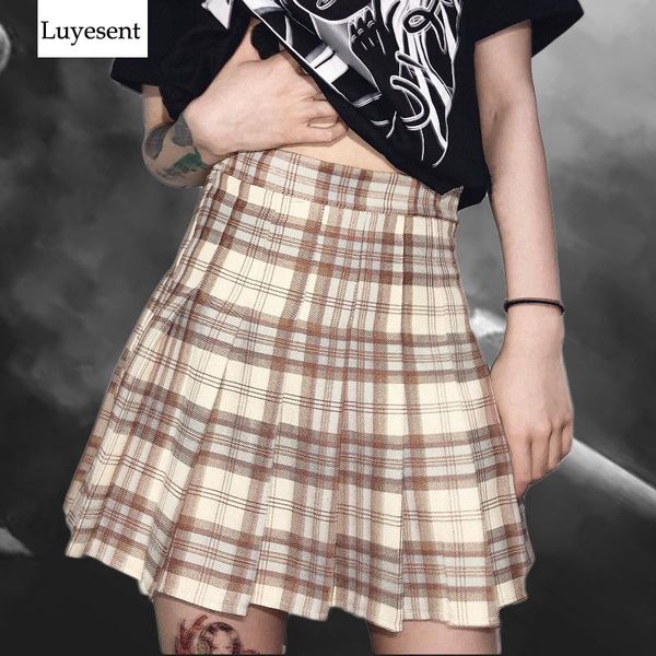 skirts yellow orange plaid women high waist mini 2021 lady lolita goth pleated hipster lining anti-glare hrajuku street, Black
skirts yellow orange plaid women high waist mini 2021 lady lolita goth pleated hipster lining anti-glare hrajuku street, Black