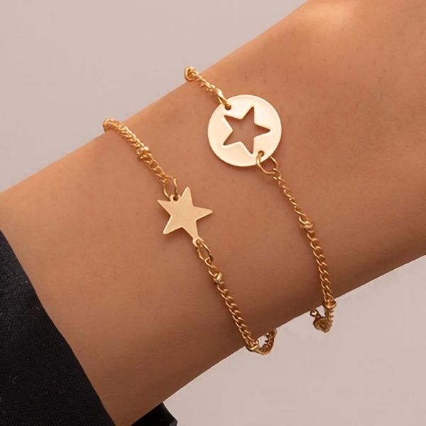charm bracelets ingesight.z trendy gold color heart star bangles multi layered lover couple friendship set for women jewelry, Golden;silver
charm bracelets ingesight.z trendy gold color heart star bangles multi layered lover couple friendship set for women jewelry, Golden;silver