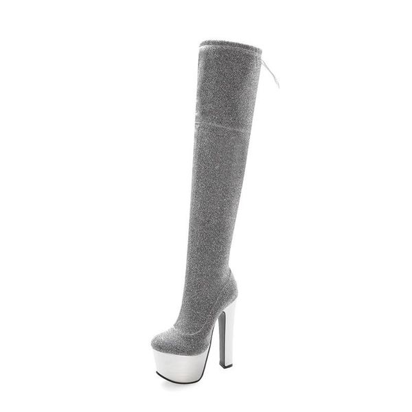 boots qplyxco2021 thigh high women autumn winter super heels platform party prom shoes woman, Black
boots qplyxco2021 thigh high women autumn winter super heels platform party prom shoes woman, Black