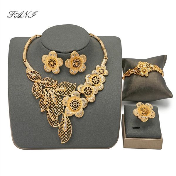 earrings & necklace fani nigerian women wedding jewelry set 2021 exquisite dubai gold bridal african woman costume wholesale, Silver
earrings & necklace fani nigerian women wedding jewelry set 2021 exquisite dubai gold bridal african woman costume wholesale, Silver