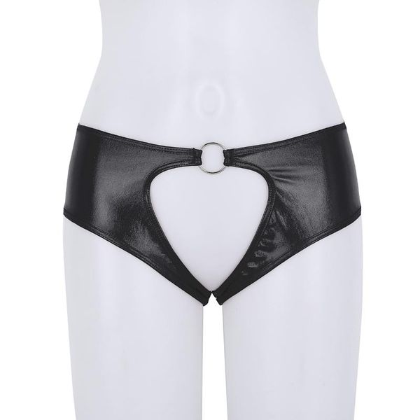 women lingerie porno latex open croch panties underwear erotic soft faux leather crotchless jockstrap low rise briefs women's, Black;pink
women lingerie porno latex open croch panties underwear erotic soft faux leather crotchless jockstrap low rise briefs women's, Black;pink