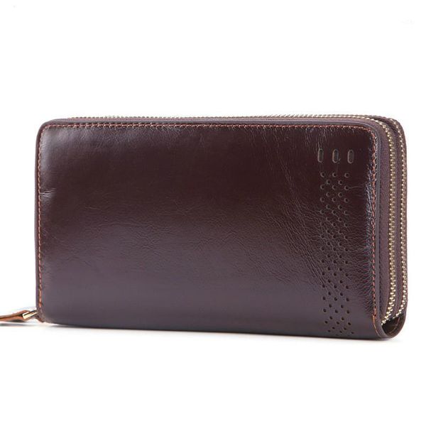 wallets men's business long wallet with multiple clips of cowhide zipper holding phone bag vintage casual large capacity purse1, Red;black
wallets men's business long wallet with multiple clips of cowhide zipper holding phone bag vintage casual large capacity purse1, Red;black
