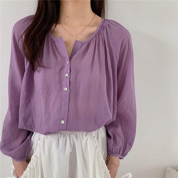 women's blouses & shirts 50% perspective woman blouse shirt summer plus size 2021 leisure beach sun protection womans white/purple
women's blouses & shirts 50% perspective woman blouse shirt summer plus size 2021 leisure beach sun protection womans white/purple
