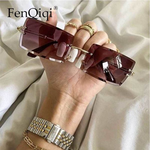 designer sunglasses rimless rectangle fashion small frameless eye glasses brand for female lens ladies gradient o, White;black
designer sunglasses rimless rectangle fashion small frameless eye glasses brand for female lens ladies gradient o, White;black